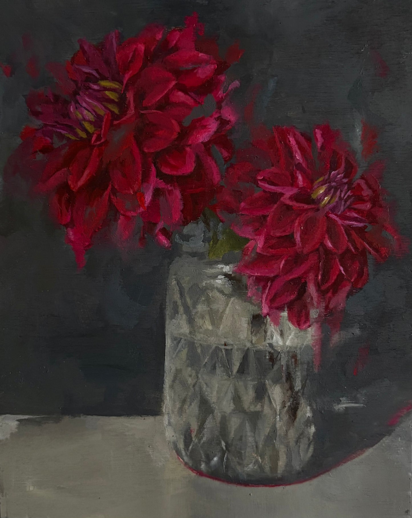 Dahlias in Water